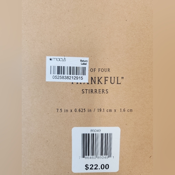 Gold and Silver Cocktail Stirrer 4 Count Set (Price Is Per Set) - Picture 5 of 7